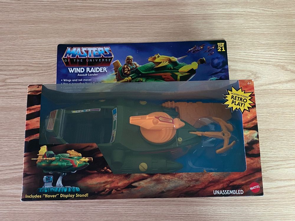 Masters of the Universe Origins Wind Raider (Neu und originalverpackt ...