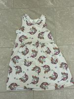 H&M Sommerkleid, Einhorn, Gr. 110/116, Top Zustand!