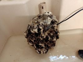 Tuffstein für Zimmerbrunnen mit Wasserpumpe ca.25cm