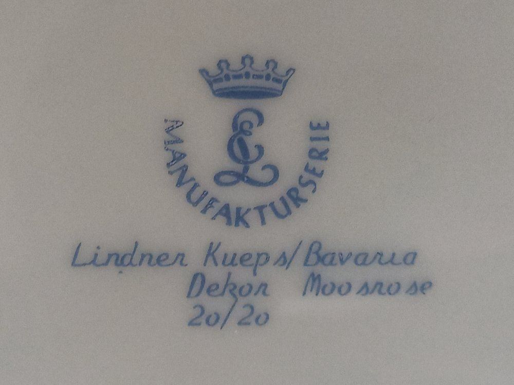 Lindner Teller: Teller Lindner Kueps Bavaria Moosrose – Neu (gemäss Beschreibung) aus Zürich von danihell 2