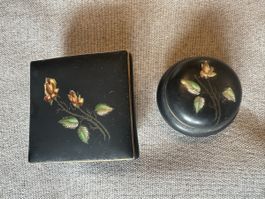 Exquisites Vintage-Duo: Royal Porzellan Bavaria KM – Handarb