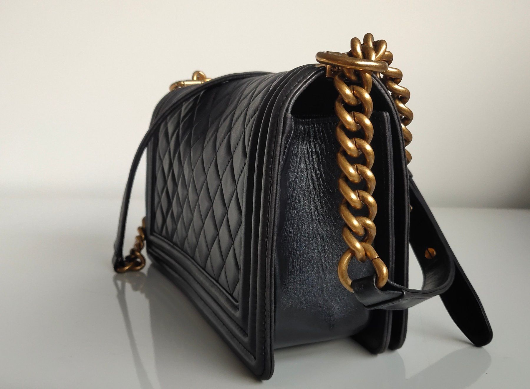 Chanel Borse: Chanel boy bag old medium – Usato da Meilen venduto da Aphrodite87 3