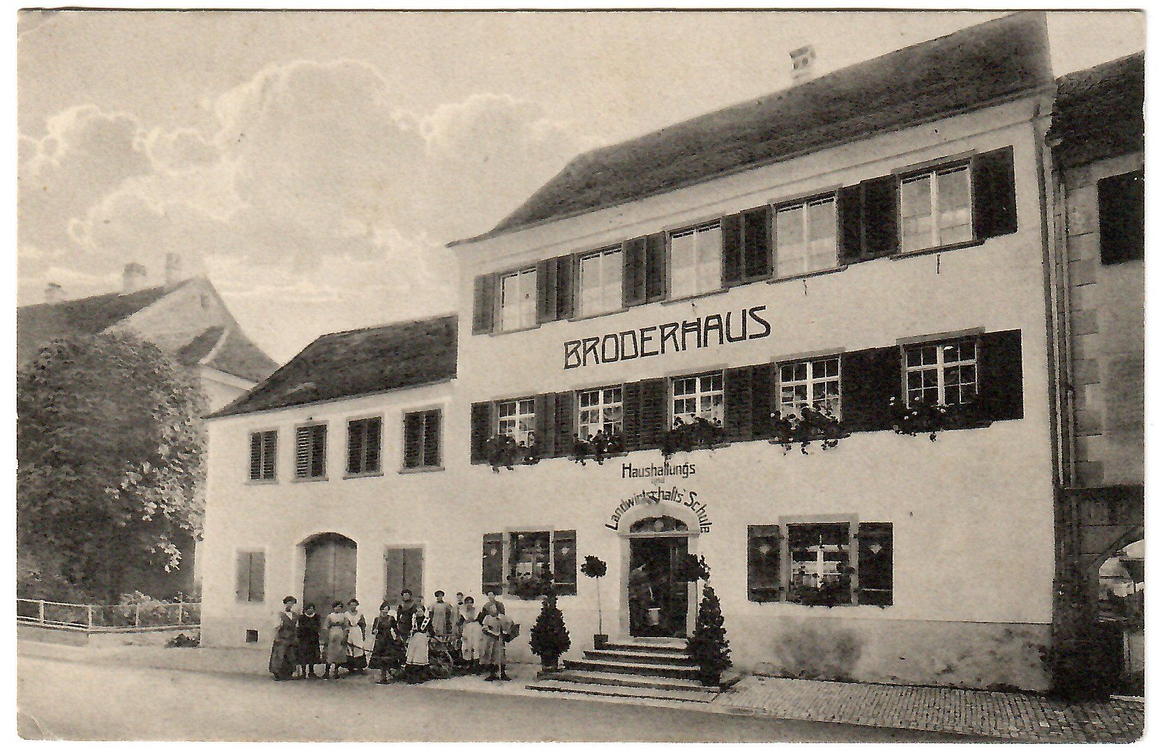 Cartoline postali: Ansichtskarte Sargans,  Broderhaus – Usato da Kerns venduto da etma3