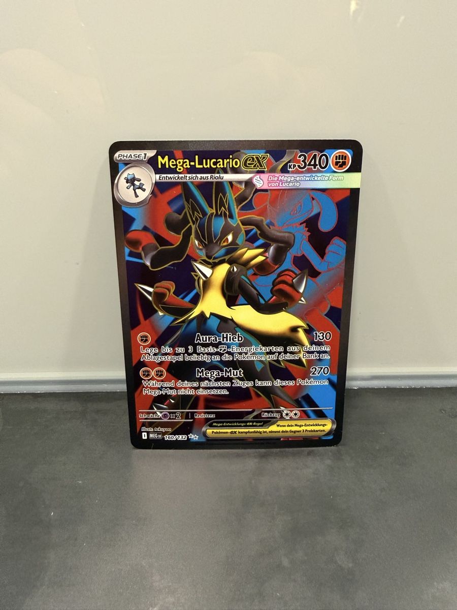 Pokémon Sammelbilder & Trading cards: Pokémon Karte Mega-Lucario EX  – Neu (gemäss Beschreibung) aus Wetzikon ZH von kev_2rhl