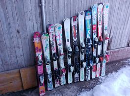 Skis enfants, ados, parents, familles matériel reconditionné