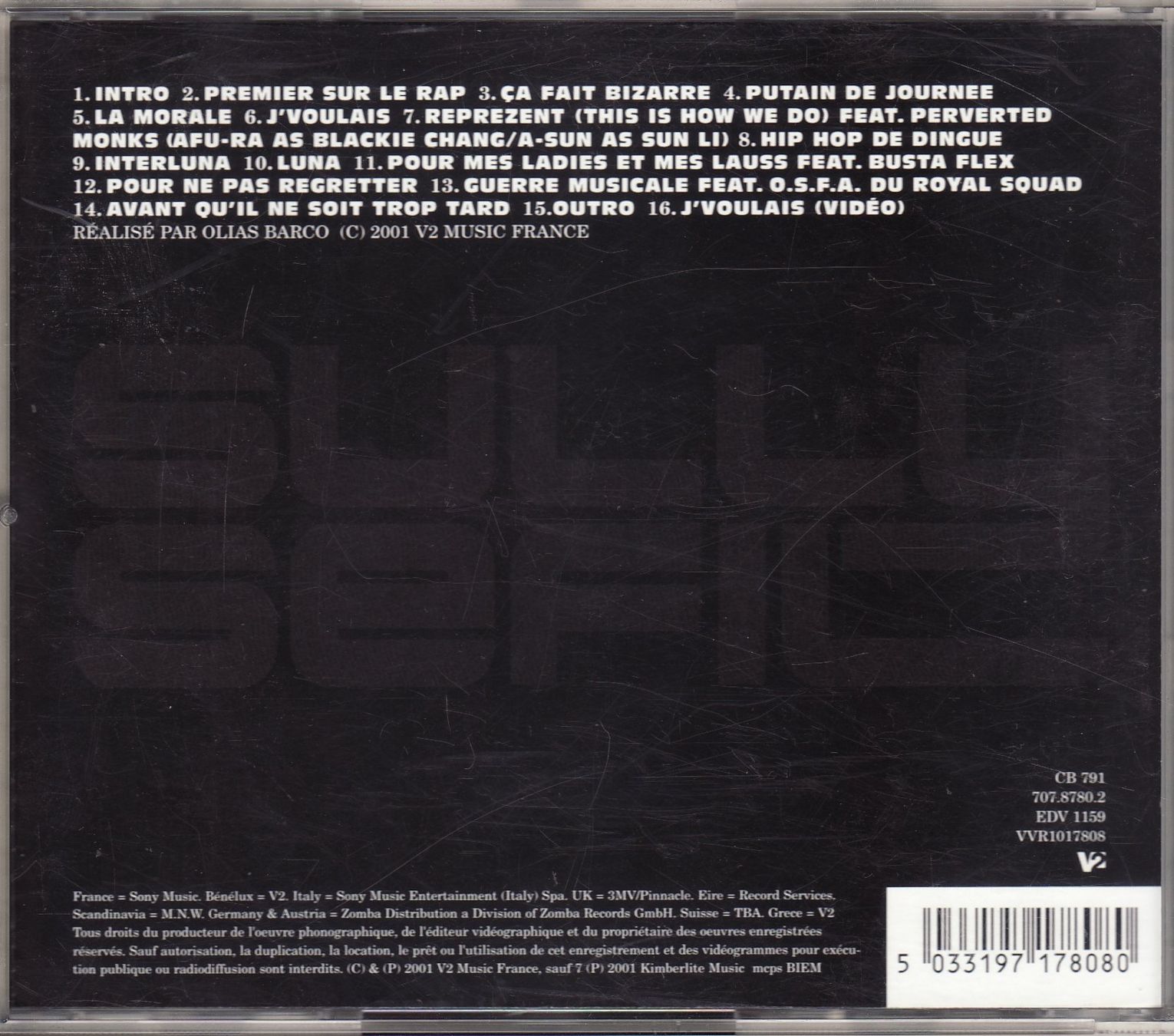 CD: Sully Sefil – Sullysefilistic – Usato da Boussens venduto da catfood01 1