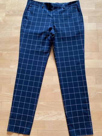TOPMAN Herren Hose, Gr. 36/34, Dunkelblau