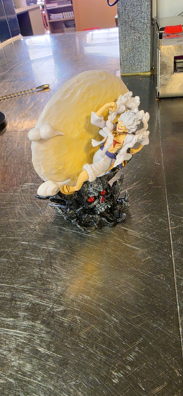 Statuette: Statuetta One Piece Luffy Gear 5 con luce – Nuovo (secondo la descrizione) da Willisau venduto da max_k5fl 1