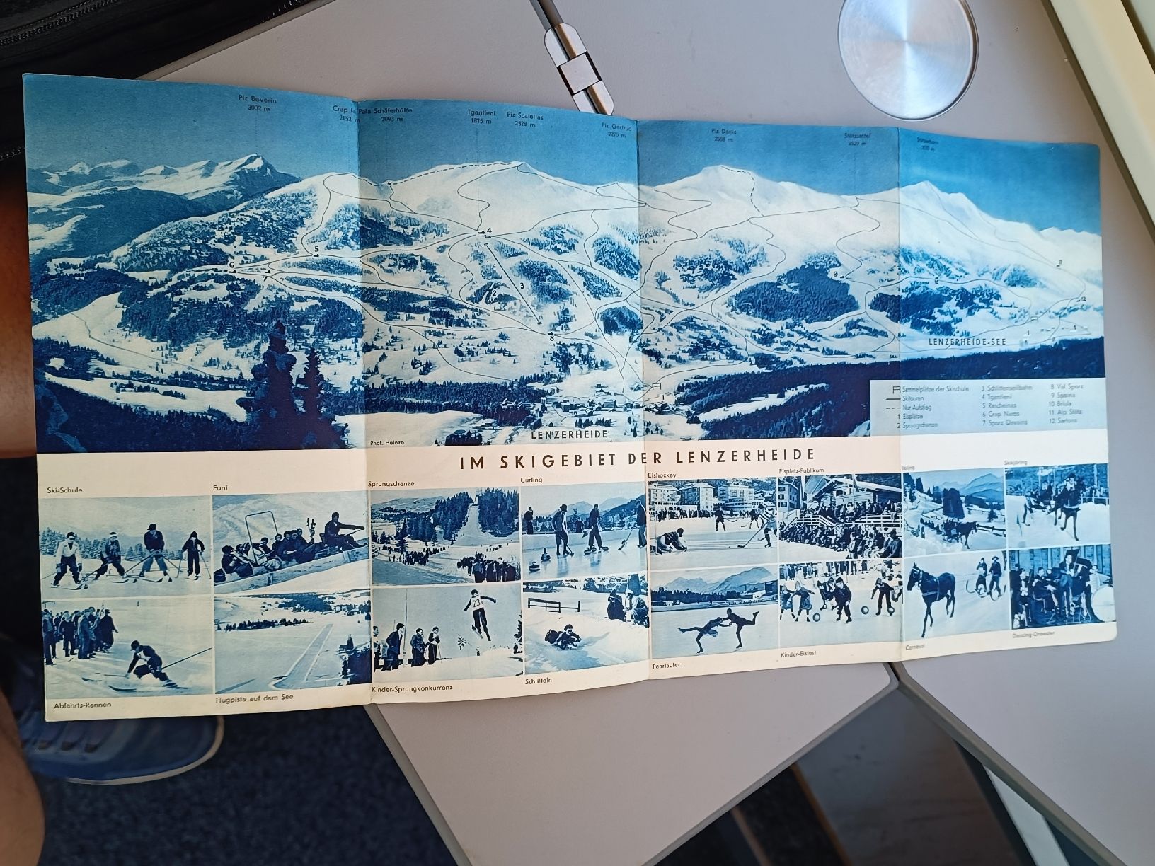 Dokumente: Alter Prospekt / Lenzerheide - Ausgabe ca. 1939 – Gebraucht aus Brugg AG von Ente015 2