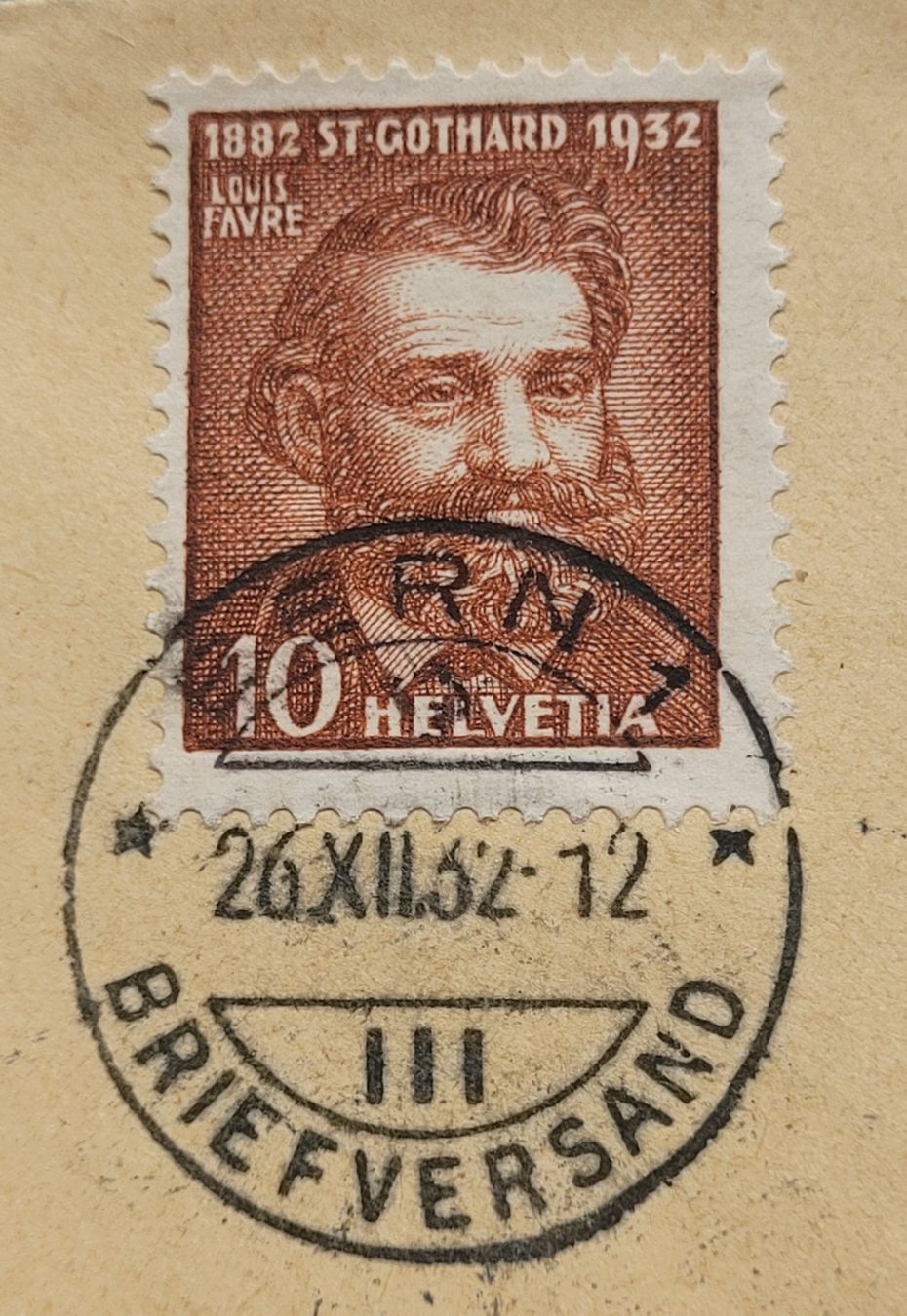 Alle Briefmarken: 1932 PJ obl. BERN 26.XII.32 "Exprès" – Gebraucht aus Colombier NE von Colombier 3
