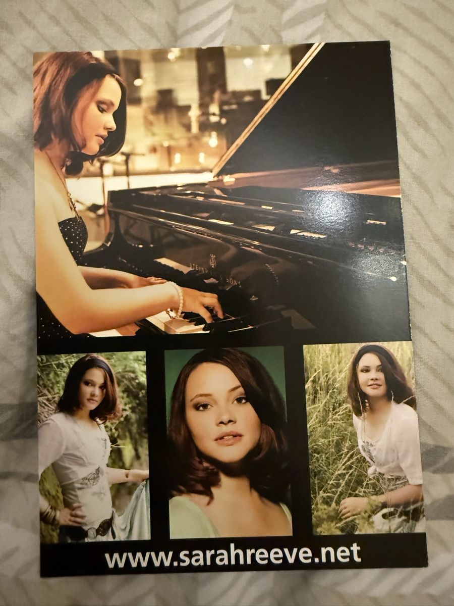 Sarah Reeve - Signierte Autogrammkarte - Musikerin! (54) (Gebraucht) in ...