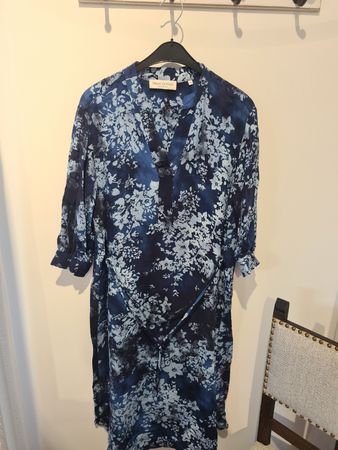 Kleid Marc O'Polo blau geblümt Grösse 38 guter Zustand