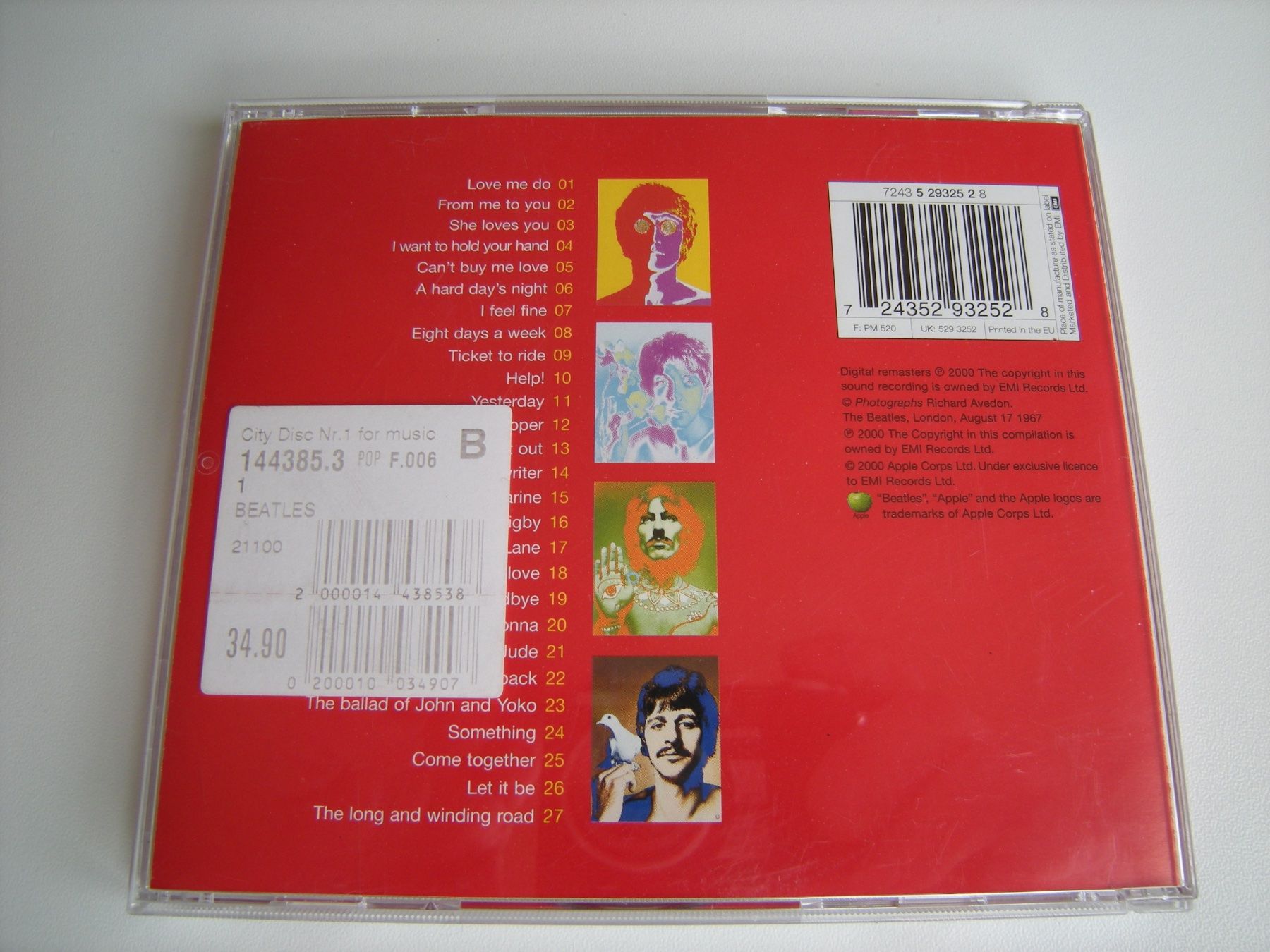 CDs: THE BEATLES - 1 – Gebraucht aus Basel von Ceebee62 1