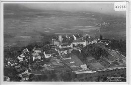 Fliegeraufnahme Regensberg - Flugaufnahme Swissair
