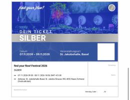find your flow 2 Tickets der Kategorie Silber