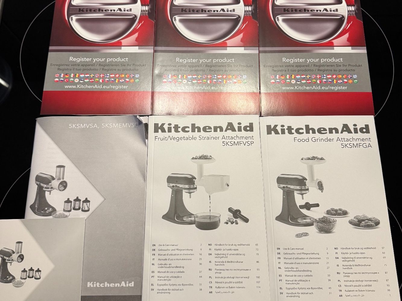 Kitchenaid Elettrodomestici da cucina: Accessoires KitchenAid - kit de râpes, hachoir et mixeur – Usato da Moutier venduto da CaatSerra 2