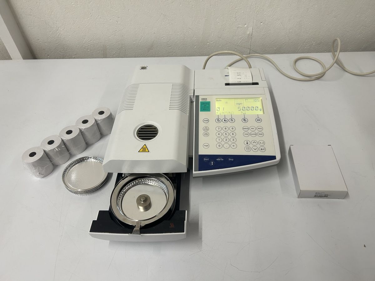 Alle Maschinen: Mettler Toledo HR83-P Halogen Moistureanalyser – Gebraucht aus Schupfart von philippb06