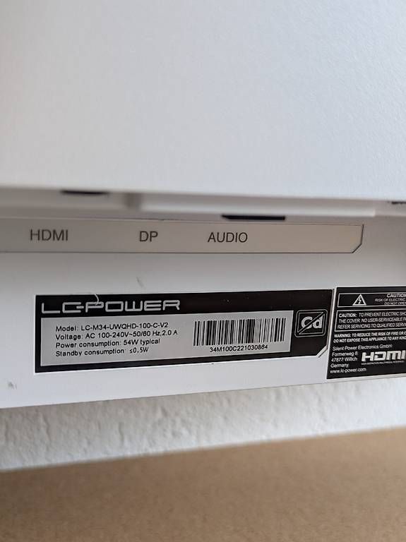 Ecrans: 34 Zoll UWQHD  – D'occasion à Zufikon par Baum03 2