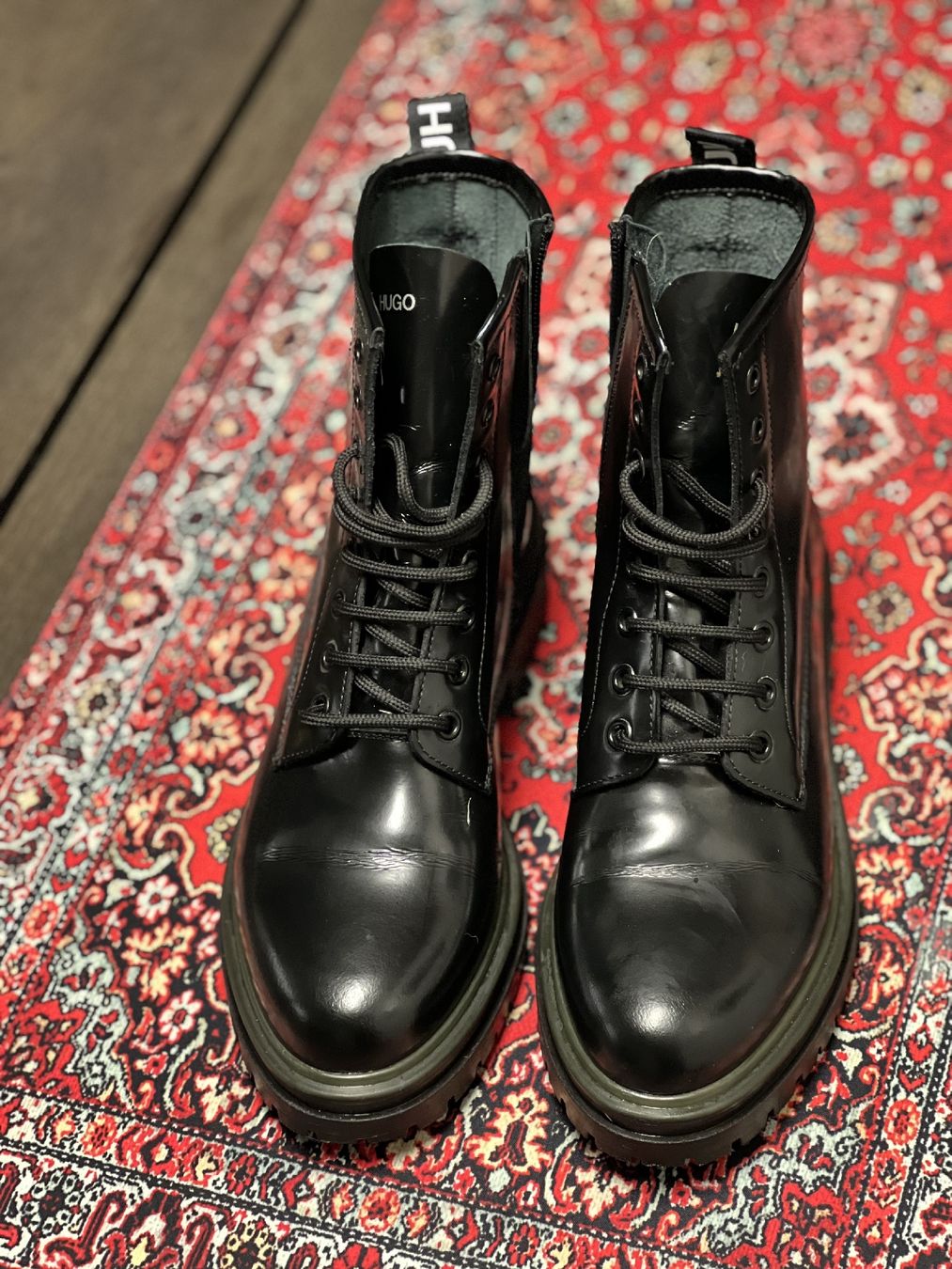 Hugo Boss Scarpe da donna: Hugo Damen Alpha Bootie-C Combat Boots Gr 39 – Nuovo (secondo la descrizione) da Morschach venduto da alexger 5