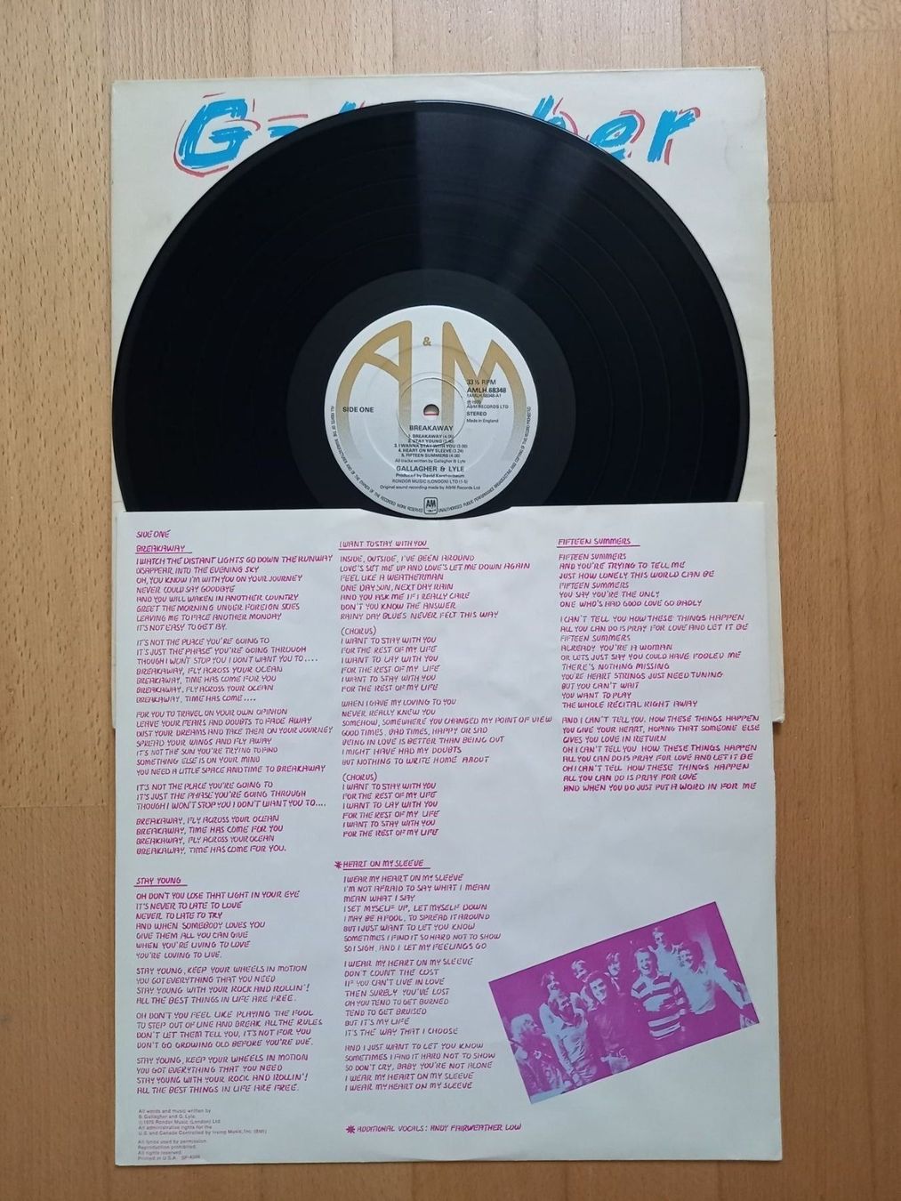 Schallplatten: Gallagher & Lyle - Breakaway – Gebraucht aus Arbon von pendulum 1