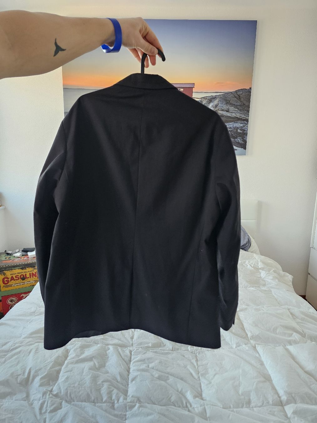 Vestes: H&M Black Blazer - Relaxed Fit - Size 46 – D'occasion à Leysin par Mr.Matthew 1