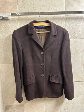 Veste Bon Genie Grieder laine angora cachemire T36
