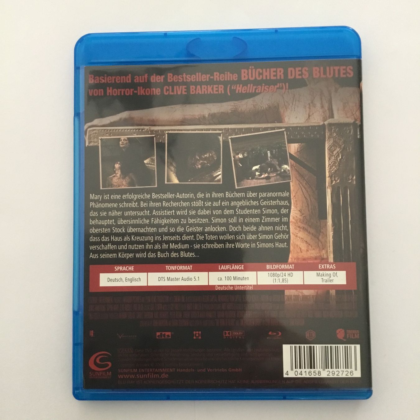 Tutti i DVDs: Book of Blood Blu Ray – Nuovo (secondo la descrizione) da Blauen venduto da sternchen66 1