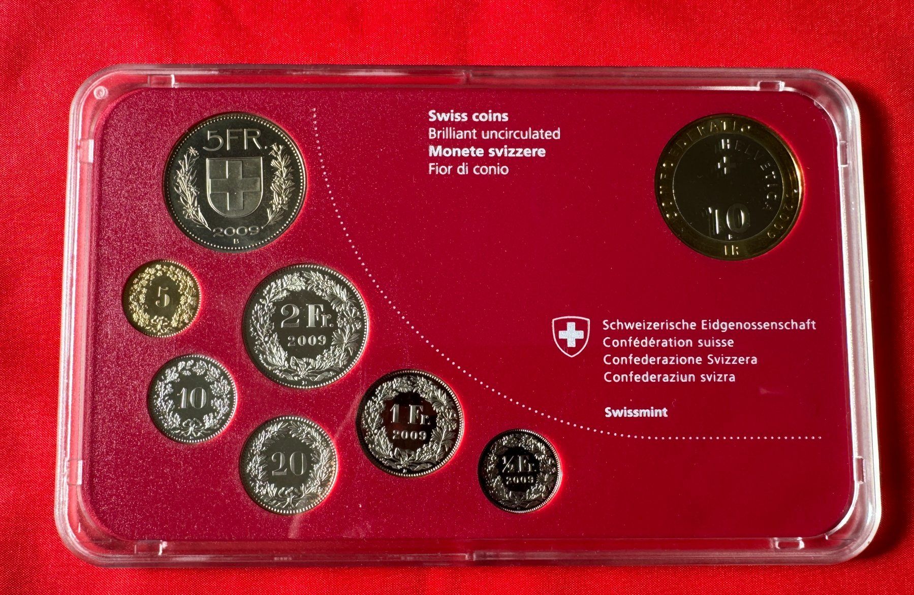 Tutti le monete: Münzsatz 2009 Stempelglanz – Nuovo (secondo la descrizione) da Wolhusen venduto da albaro01 2