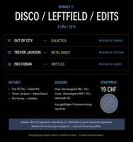 Disco / Leftfield / Edits Vinyl Bundle