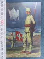 ARMEE SUISSE GRENZBESETZUNG 1915 ERINNERUNGSPOSTKARTEMILITÄR
