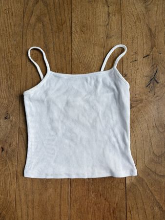 Crop Top weiss Grösse M von Tally Weijl