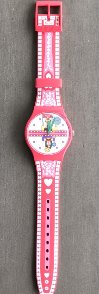 Swatch Uhren: Swatch Aktionärsuhr 2022, rot – Neu und originalverpackt aus Ebnat-Kappel von Molton 4
