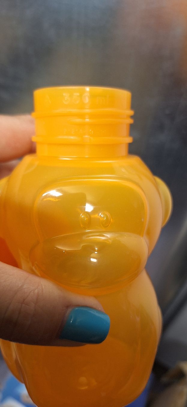 Tupperware Borracce & Thermos: Trinkflasche Kinder Affe Design Orange mit Deckel 325ml – Nuovo (secondo la descrizione) da Morschach venduto da son_8fqy 1