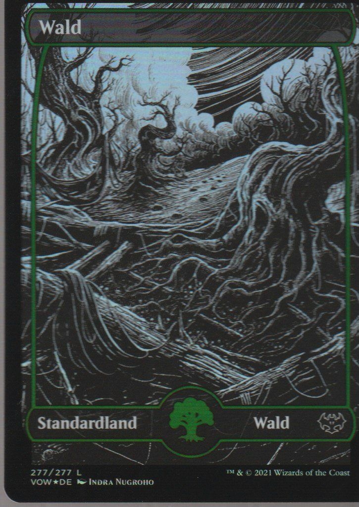 Magic The Gathering Carte collezionabili: TCG Magic The Gathering MTG De VOW 277 FOIL BASIC LAND Wald – Nuovo (secondo la descrizione) da Vezia venduto da Aquarius_Age