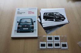 VW Pressemappe Transporter Caravelle 1996 Fotos & Dia