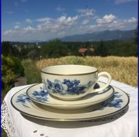 Langenthal 1945 Gedeck  Tasse Untertasse Kuchenteller