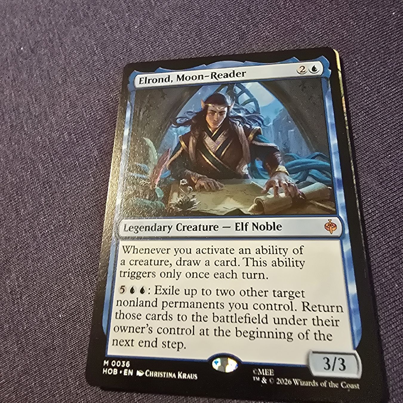 Magic The Gathering Carte collezionabili: Magic The Gathering Elrond Moon-Reader 3/3 – Nuovo (secondo la descrizione) da Genève venduto da sal_l7y6
