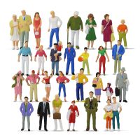 30 FIGUREN FÜR MODELLBAU - PASSAGIERE FIGUREN EISENBAHN 1:43