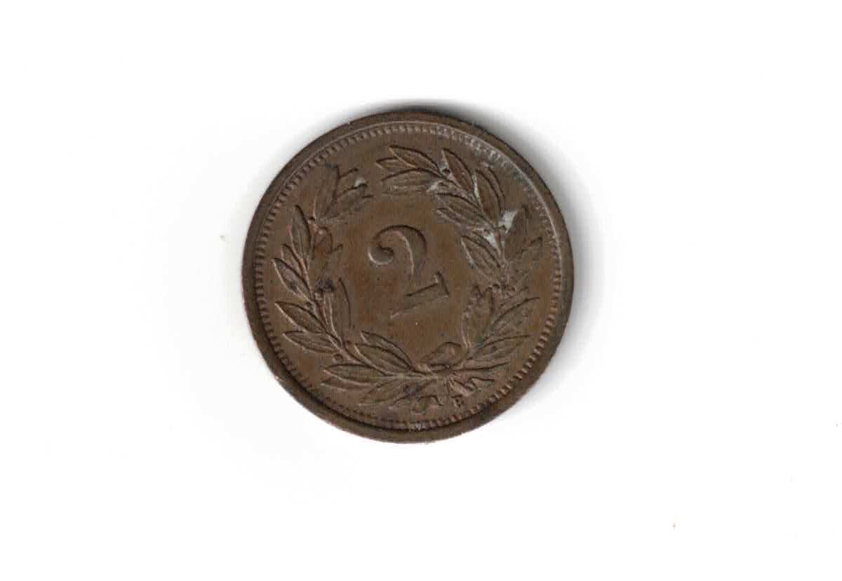 Tutti le monete: 2 Rappen 1920 selten! – Usato da Bottmingen venduto da Golferin 1