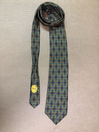 Christian Dior Krawatte Seide Muster 