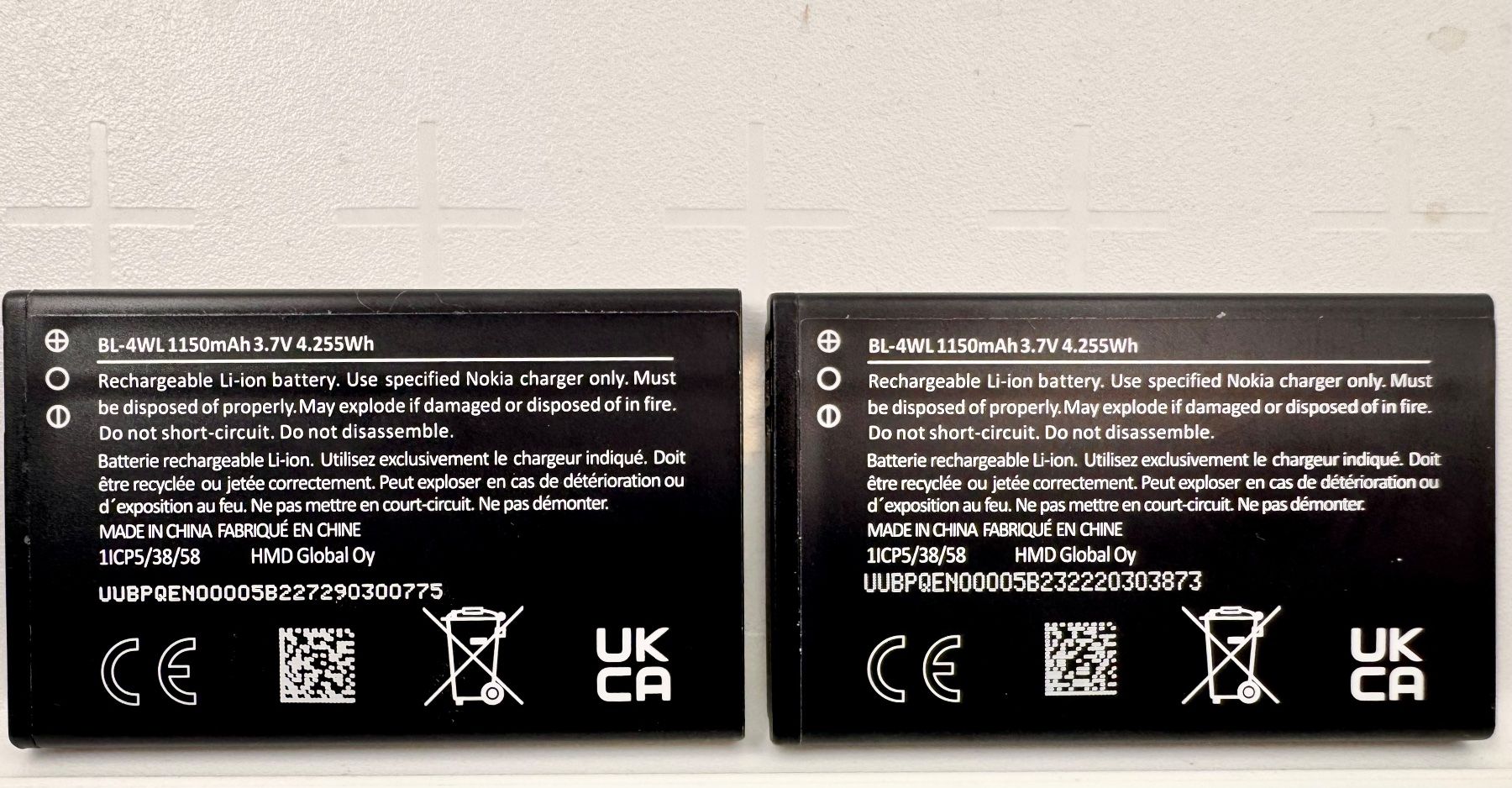 Nokia Akkus: 2 Stk. Nokia original Akkus BL-4WL Gebraucht – Gebraucht aus Hermetschwil-Staffeln von Mobile2013