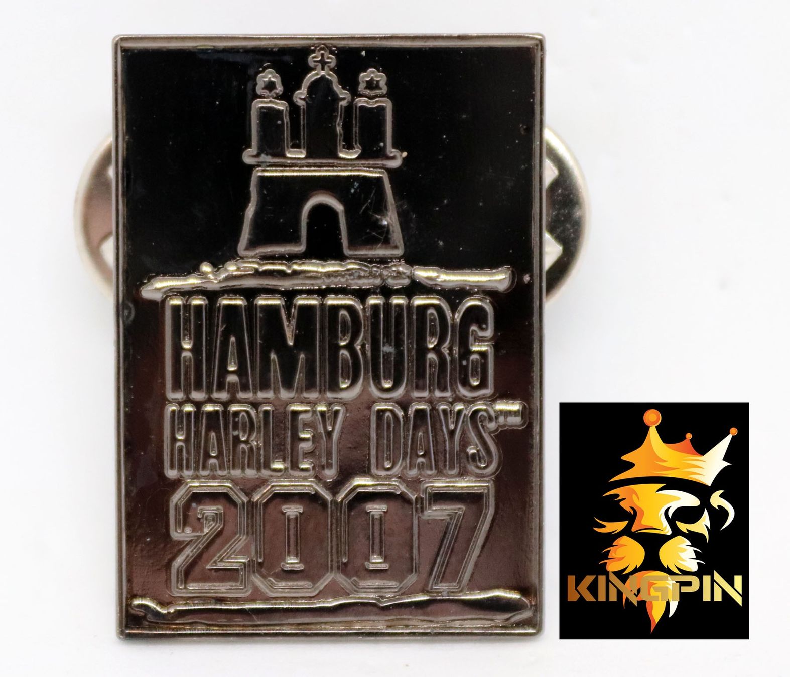 Harley-Davidson Placchette & Badge: Harley Davidson PIN Hamburg Harly Days 2007 – Usato da Hinterforst venduto da -KINGPIN-