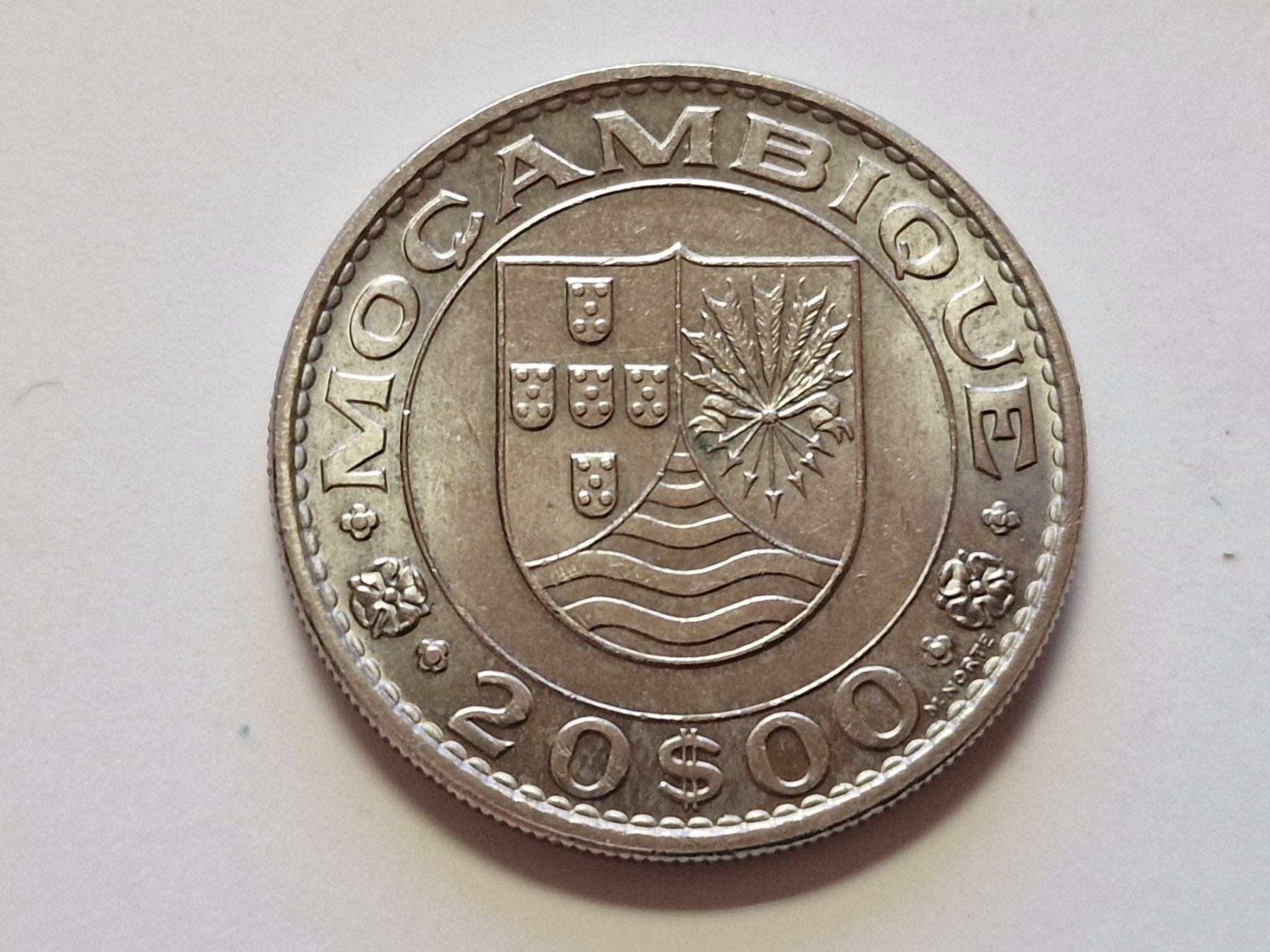 Tutti le monete: Mosambik 20 Escudos 1971. – Nuovo (secondo la descrizione) da Zürich venduto da Moreira01