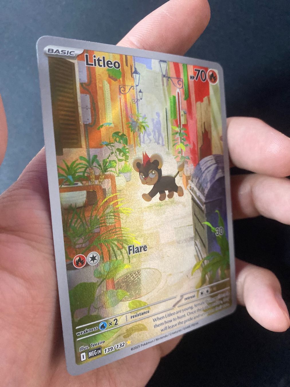 Pokémon Carte collezionabili: Litleo 139 - Leufeo - Illustr. Rare - Mega Evolution - EN – Nuovo (secondo la descrizione) da Hausen AG venduto da Shrade 2