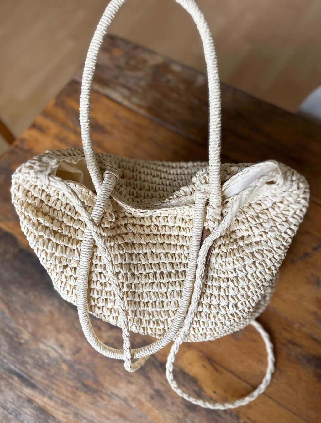 Borse da donna: Borsa in rafia – Nuovo e nell'imballaggio originale da Locarno venduto da DBSiesta 2