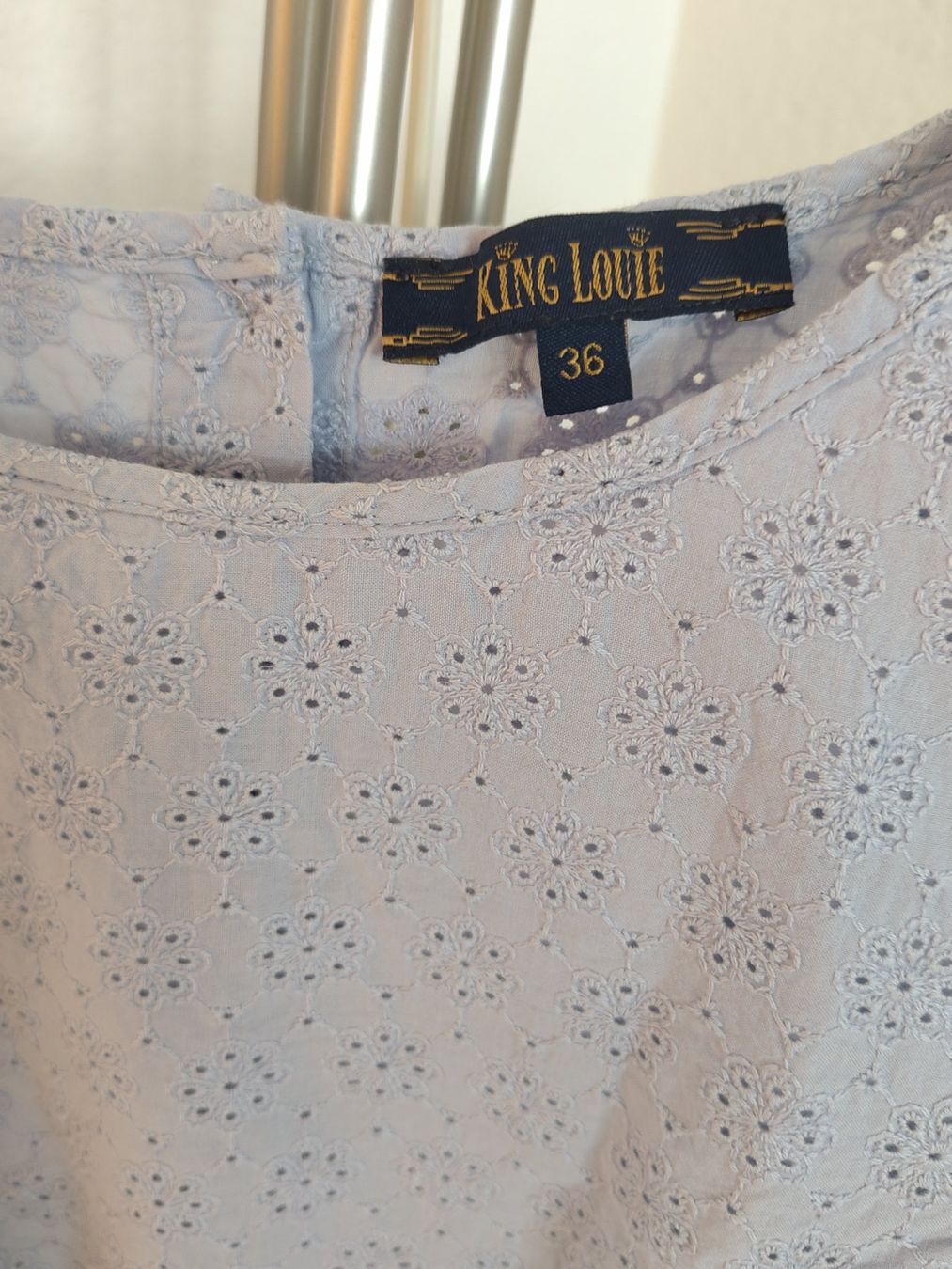King Louie Camicette: King Louie Bluse hellblau Gr. 36 – Usato da Arbon venduto da Franca1979 2