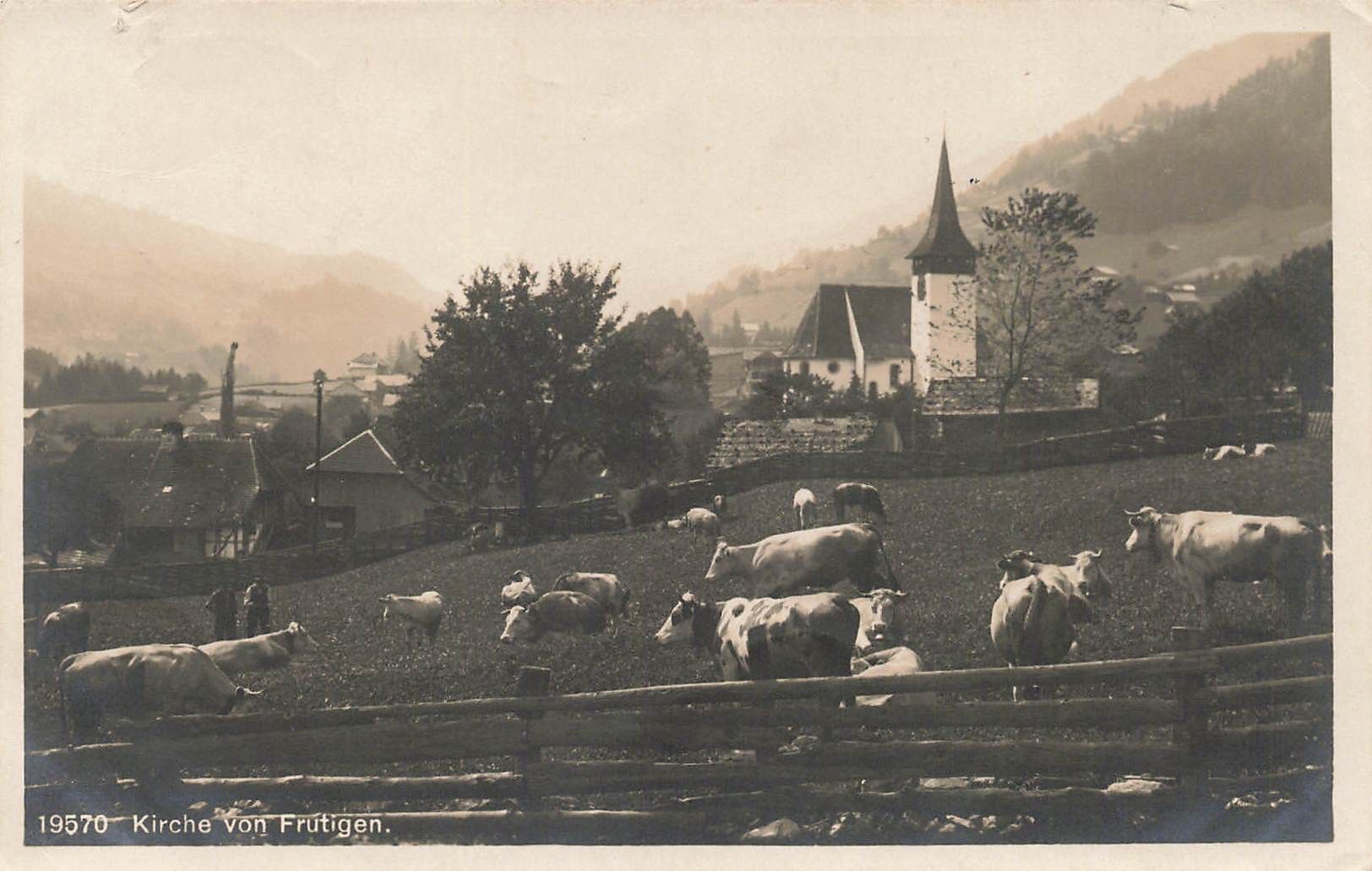 Ansichtskarten: Kirche vom Frütigen – Gebraucht aus Biasca von Blenio71