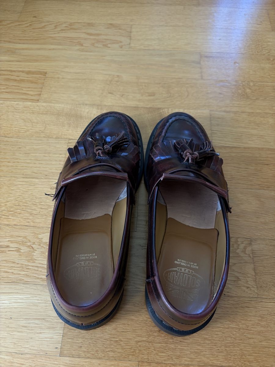 Solovair Scarpe da uomo: Solovair Tassel Loafer - Burgundy – Usato da Zürich venduto da valentin.abend 2