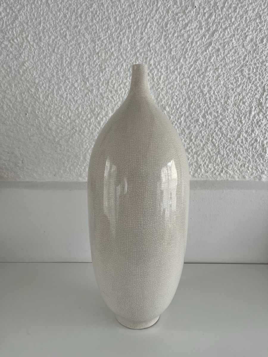 Vasen & Gefässe: Bodenvase aus Keramik / Krakelee Oberfläche – Gebraucht aus Wetzikon ZH von seli03