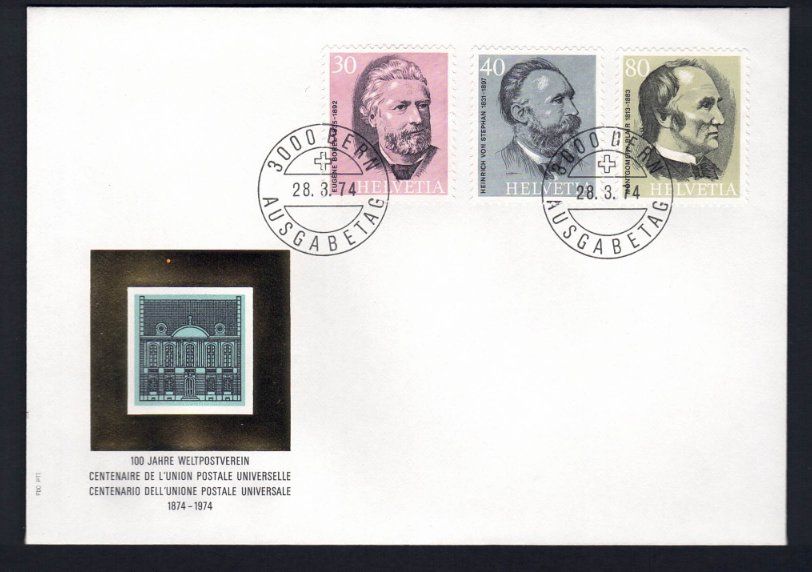 Tutti i francobolli: Sammlung CH Ersttagsbriefe 1974 – Nuovo (secondo la descrizione) da Pfäffikon ZH venduto da Romulus 4